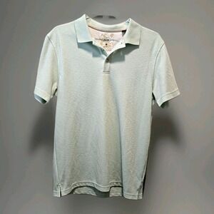 Tasso Elba Island Mens Polo Shirt Mint Green UPF Sun Protection Size Medium‎ NWT